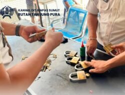 Lakukan Deteksi Dini Gangguan Kamtib ,Rutan Tanjung Pura Laksanakan Kebersihan Dan Rolling Gembok Blok Hunian