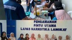 CKG dan Skrining TB, Lapas Narkotika Langkat Bersama Dinkes Kabupaten Langkat Jangkau Ratusan Warga Binaan