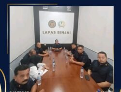 Perkuat Pengamanan Razia Gabungan,Lapas Binjai Ikut Penyusunan SOP bersama Korbrimob Polri