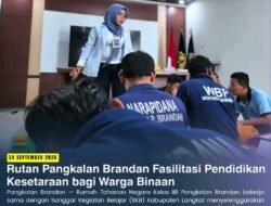 Rutan Pangkalan Brandan Fasilitasi Pendidikan Kesetaraan bagi Warga Binaan