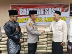 Wujudkan Polri Peduli, Kapolres Langkat Memberi Bantuan Material untuk Pembangunan Masjid Al-Ikhlas Stabat