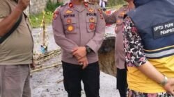Wakapolres Binjai Tinjau Jalan Amblas di Telagah, Imbau Wisatawan Tunda Sementara Kunjungan