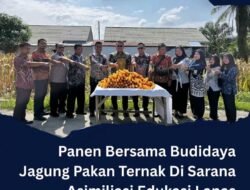 Panen Bersama Budidaya Jagu Pakar Ternak Di sarana Asimilasi Edukasi Lapas Pemuda lll Langkat