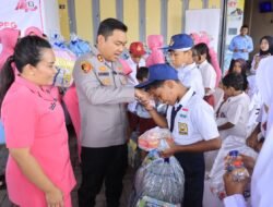 Kapolres Langkat Santuni Anak Yatim, Wujud Kepedulian Polri untuk Masyarakat