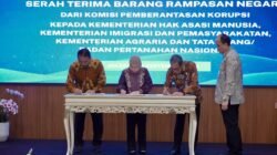 Terima Barang Rampasan Negara dari KPK, Sekjen ATR/BPN: Untuk Mendukung Layanan kepada Masyarakat