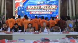 Polres Samosir Ungkap Berbagai Kasus, dari Narkotika hingga Pembalakan Liar