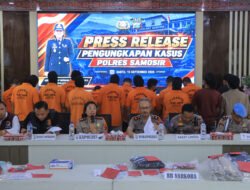 Polres Samosir Ungkap Berbagai Kasus, dari Narkotika hingga Pembalakan Liar