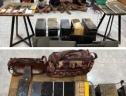 Jatanras Polres Asahan Ungkap Praktik Judi Online di Bagan Asahan, 8 Orang Diamankan
