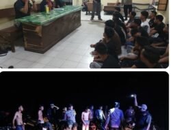 Polsek Buntu Pane Sergap Puluhan Remaja Diduga Hendak Balap Liar, 21 Sepeda Motor Diamankan