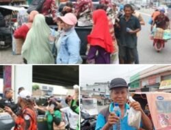Jumat Berkah, Bid Humas Polda Sumut Berbagi Kasih dengan Sopir, Pengemudi Becak Motor dan Ojol