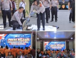 Polres Samosir Ungkap Sejumlah Kasus, dari Narkotika hingga Pembalakan Liar dan Pemerasan