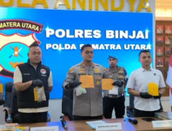 Ungkapan Kasus Narkoba sebulan, Polres Binjai Sita Ratusan Garam Sabu Dan Belasan Ekstasi