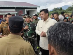 Tinjau Pengungsi Sinabung, Bobby Nasution Pastikan Keselamatan Warga