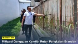 Mitigasi Gangguan Kamtib, Rutan Pangkalan Brandan Laksanakan Kontrol Rutin Area Brandgang
