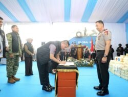Dipimpin Kapolri, Polda Sumut Bersama Forkopimda Deklarasikan Sumut Tolak Narkoba di Belawan
