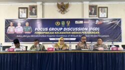 Kapolsek Medan Timur Hadiri Kegiatan Focus Group Discussion (FGD) Forkopimcam Kecamatan Medan Perjuangan