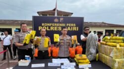 Perangi Narkoba, Polres Dairi Ungkap 33 Kasus dan Sita 70 Kg Ganja