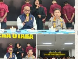Polda Sumut Ungkap Tiga Kasus Narkoba, Sita 244 Kg Sabu