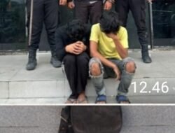Tim Macan Belawan Bubarkan Tawuran di Mabar, Dua Pemuda Diamankan Bawa Sajam dan Knuckle