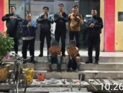 Patroli Dini Hari, Tim Macan Terkam Terduga 2 Pelaku Pencurian Kabel Fiber Optik
