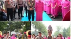 Resmi Pimpin Polda Sumut, Irjen Pol Sonny Irawan Disambut Ulos dan Tarian Tradisional
