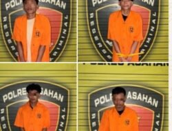 Tim Jatanras Polres Asahan Amankan Empat Terduga Pelaku Pencurian, Kerugian Korban Capai Rp30 Juta