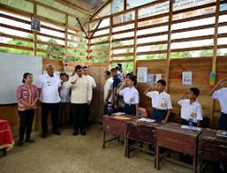 Bobby Nasution Bangun Gedung Permanen SMPN 4 Sitolu Ori, Anggaran Rp1,5 Miliar